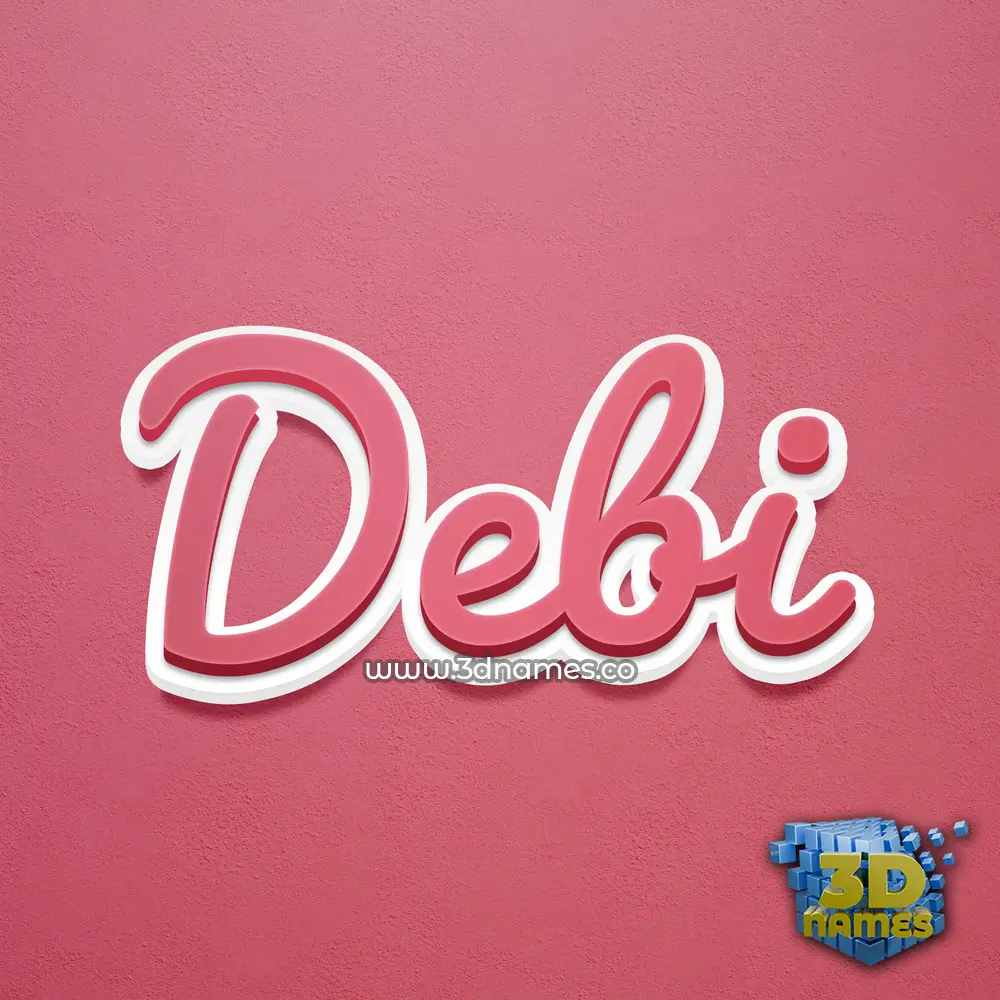 debi in Red Scribble style - 3D name wallpaper debi in Red Scribble style - 3D name wallpaper