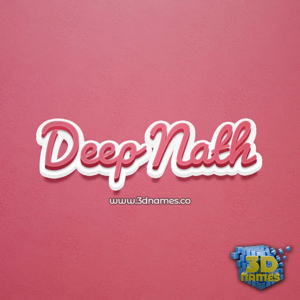 deep nath in Red Scribble style - 3D name wallpaper deep nath in Red Scribble style - 3D name wallpaper
