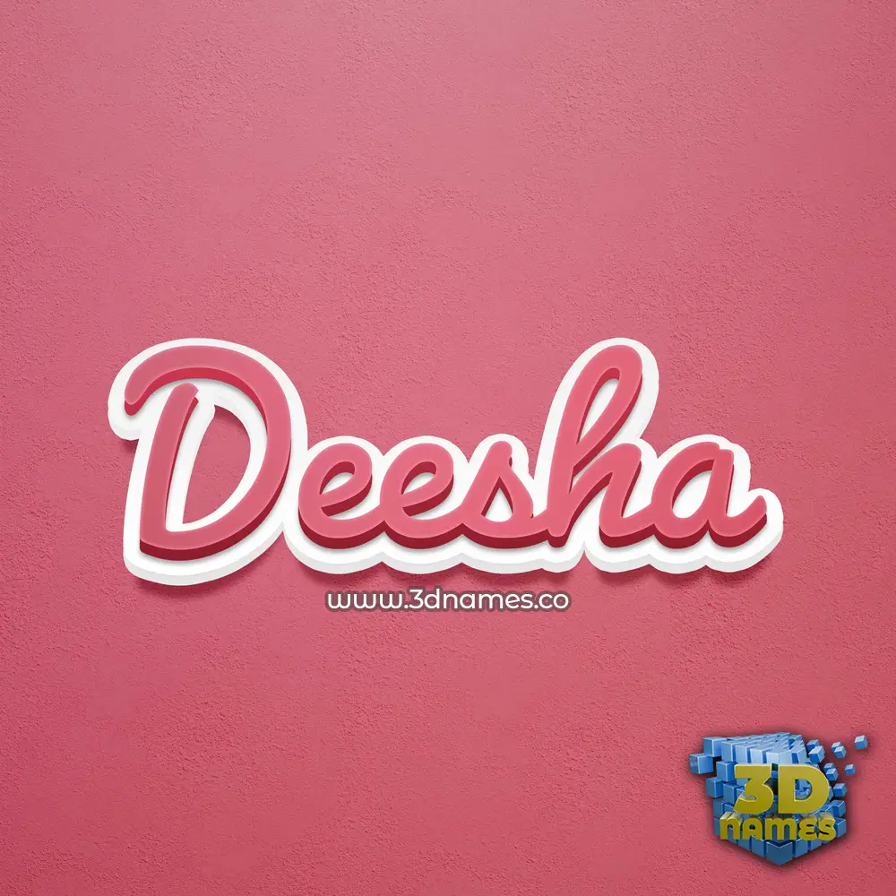 deesha in Red Scribble style - 3D name wallpaper deesha in Red Scribble style - 3D name wallpaper