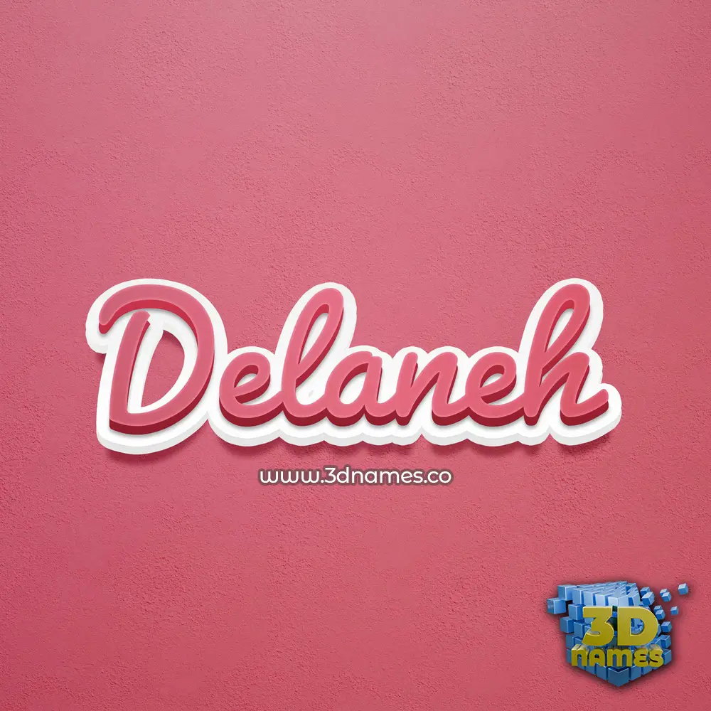 delaneh in Red Scribble style - 3D name wallpaper delaneh in Red Scribble style - 3D name wallpaper
