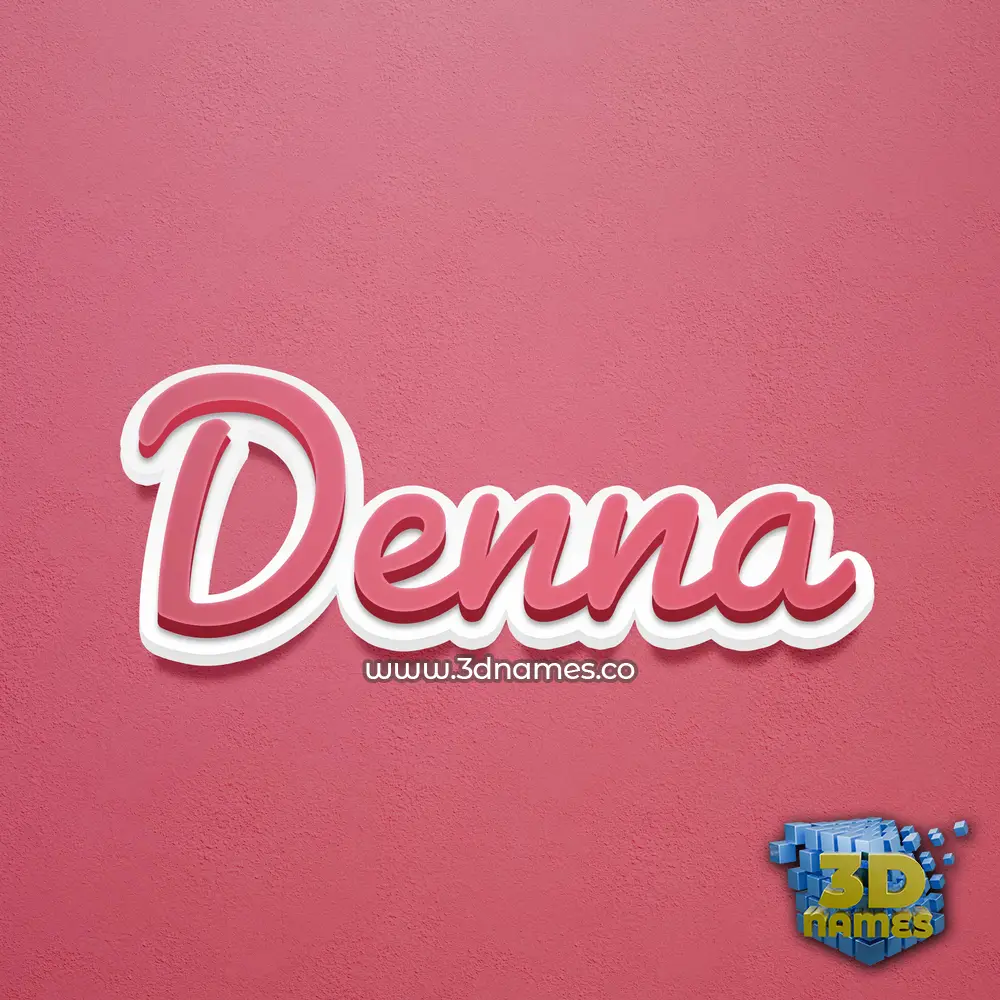 denna in Red Scribble style - 3D name wallpaper denna in Red Scribble style - 3D name wallpaper