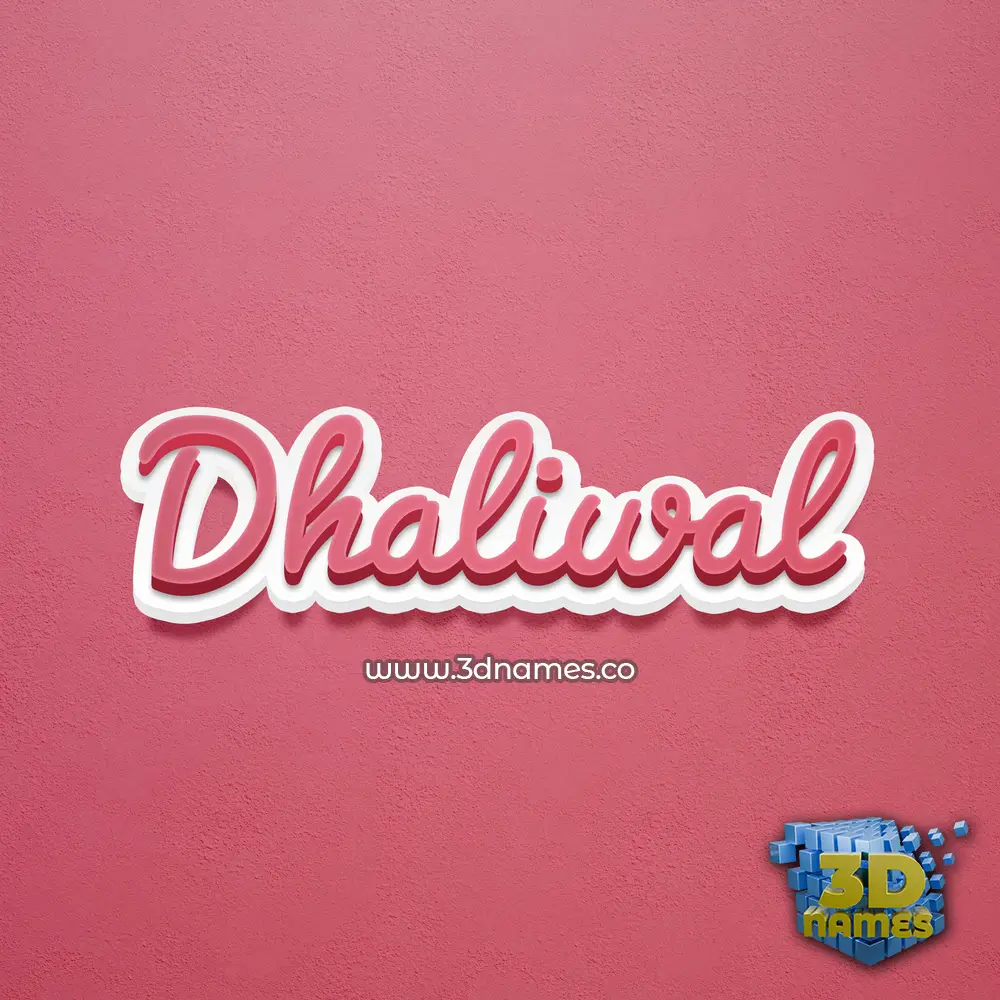 dhaliwal in Red Scribble style - 3D name wallpaper dhaliwal in Red Scribble style - 3D name wallpaper