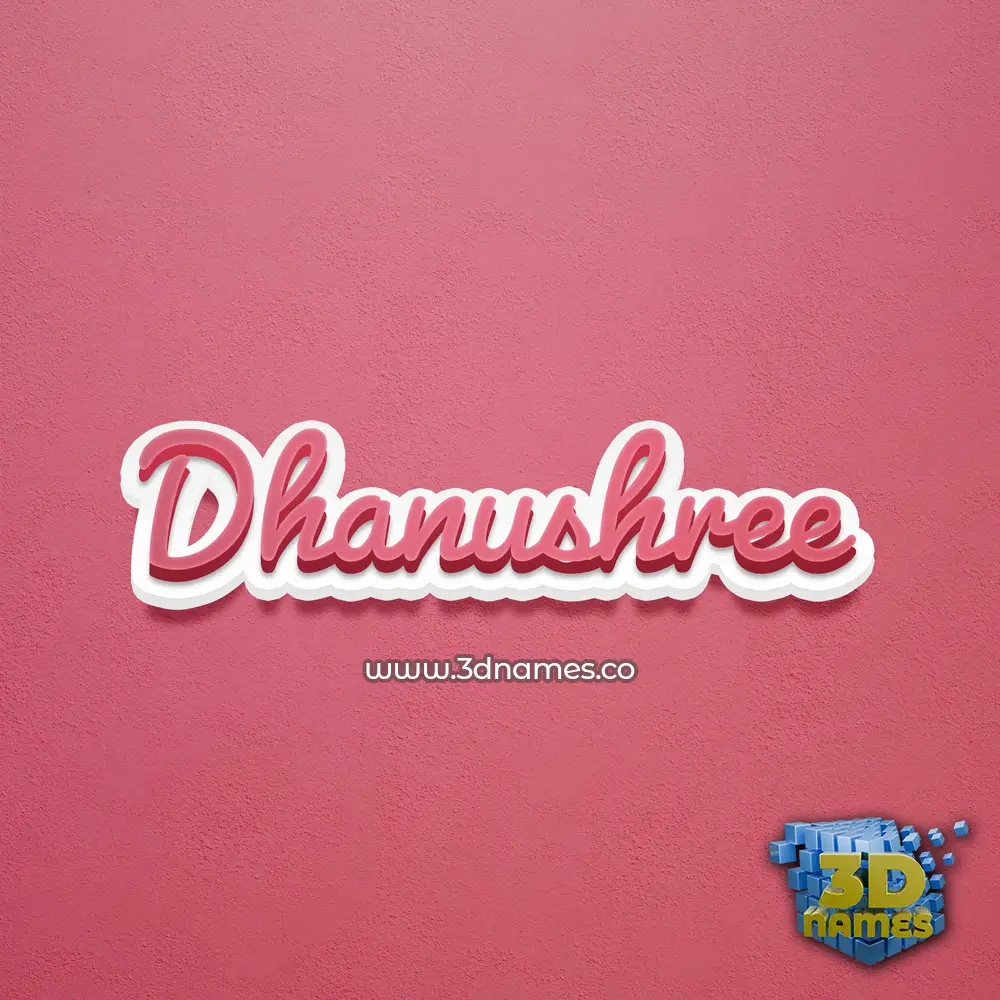 dhanushree in Red Scribble style - 3D name wallpaper dhanushree in Red Scribble style - 3D name wallpaper