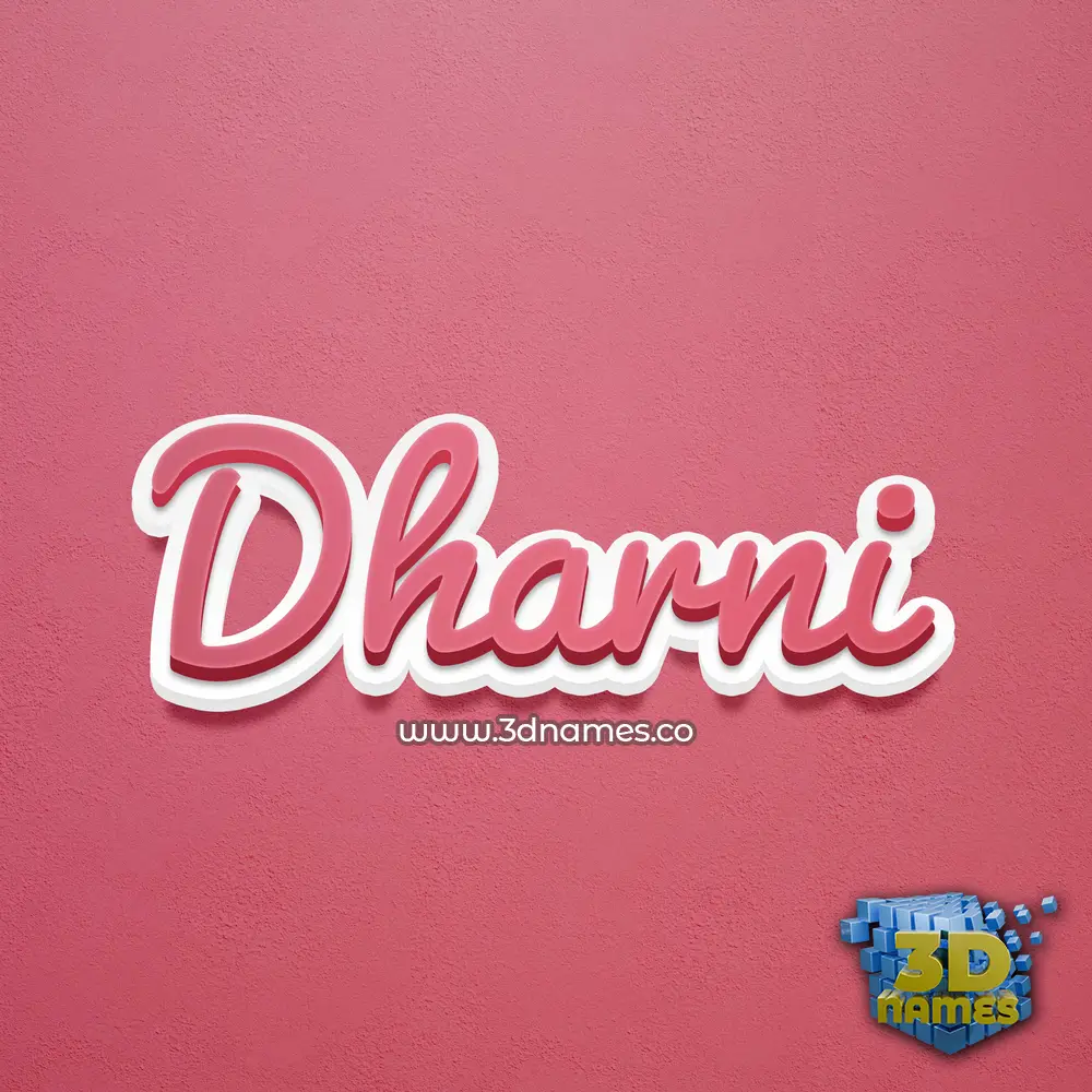 dharni in Red Scribble style - 3D name wallpaper dharni in Red Scribble style - 3D name wallpaper