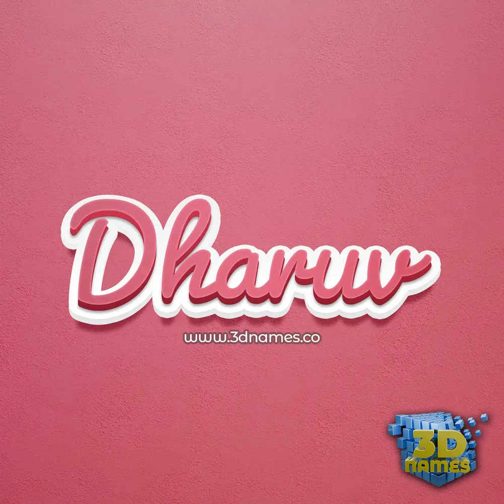 dharuv in Red Scribble style - 3D name wallpaper dharuv in Red Scribble style - 3D name wallpaper