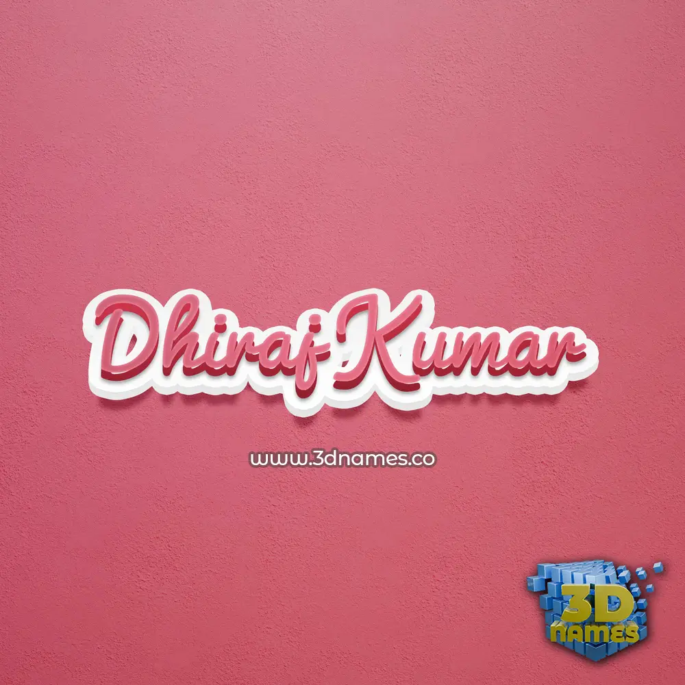 dhiraj kumar in Red Scribble style - 3D name wallpaper dhiraj kumar in Red Scribble style - 3D name wallpaper