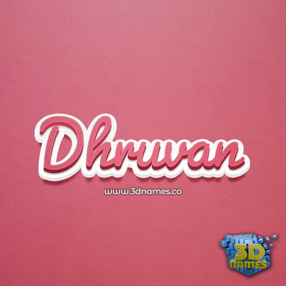 dhruvan in Red Scribble style - 3D name wallpaper dhruvan in Red Scribble style - 3D name wallpaper