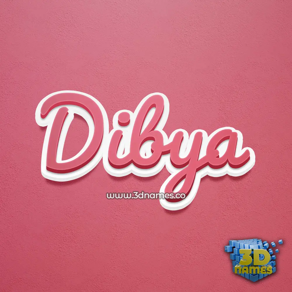 dibya in Red Scribble style - 3D name wallpaper dibya in Red Scribble style - 3D name wallpaper