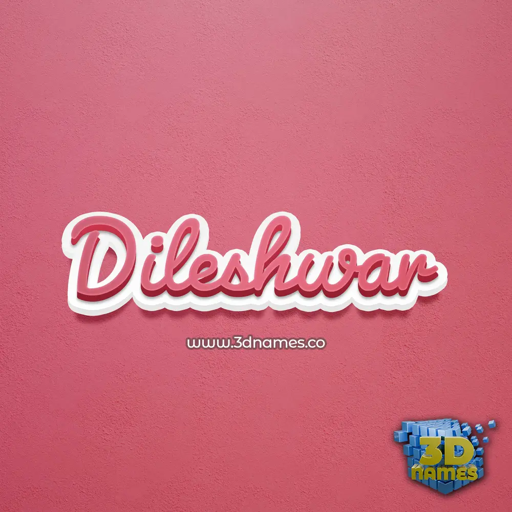 dileshwar in Red Scribble style - 3D name wallpaper dileshwar in Red Scribble style - 3D name wallpaper