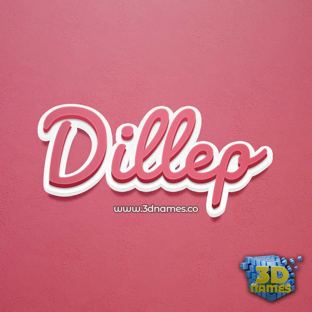 dillep in Red Scribble style - 3D name wallpaper dillep in Red Scribble style - 3D name wallpaper