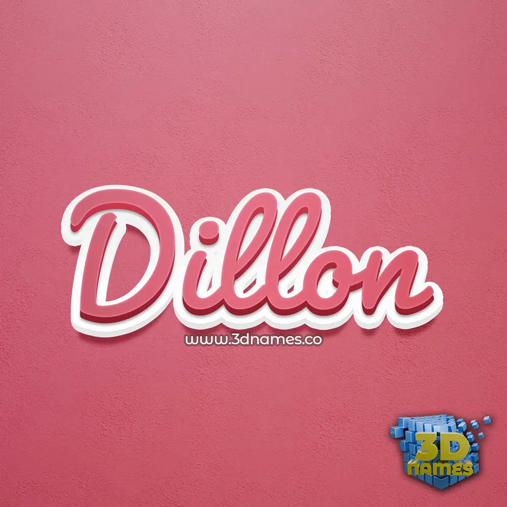 dillon in Red Scribble style - 3D name wallpaper dillon in Red Scribble style - 3D name wallpaper