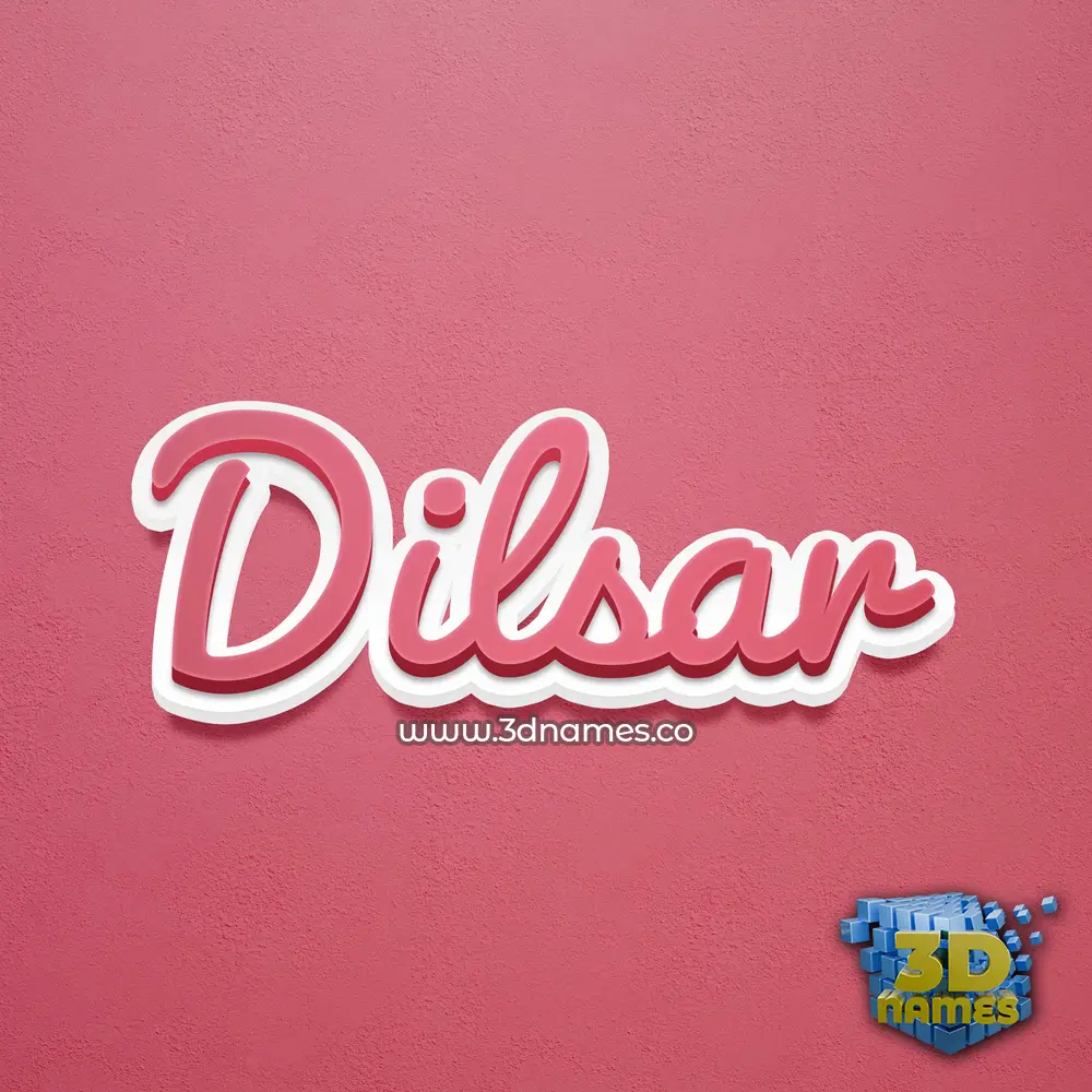 dilsar in Red Scribble style - 3D name wallpaper dilsar in Red Scribble style - 3D name wallpaper