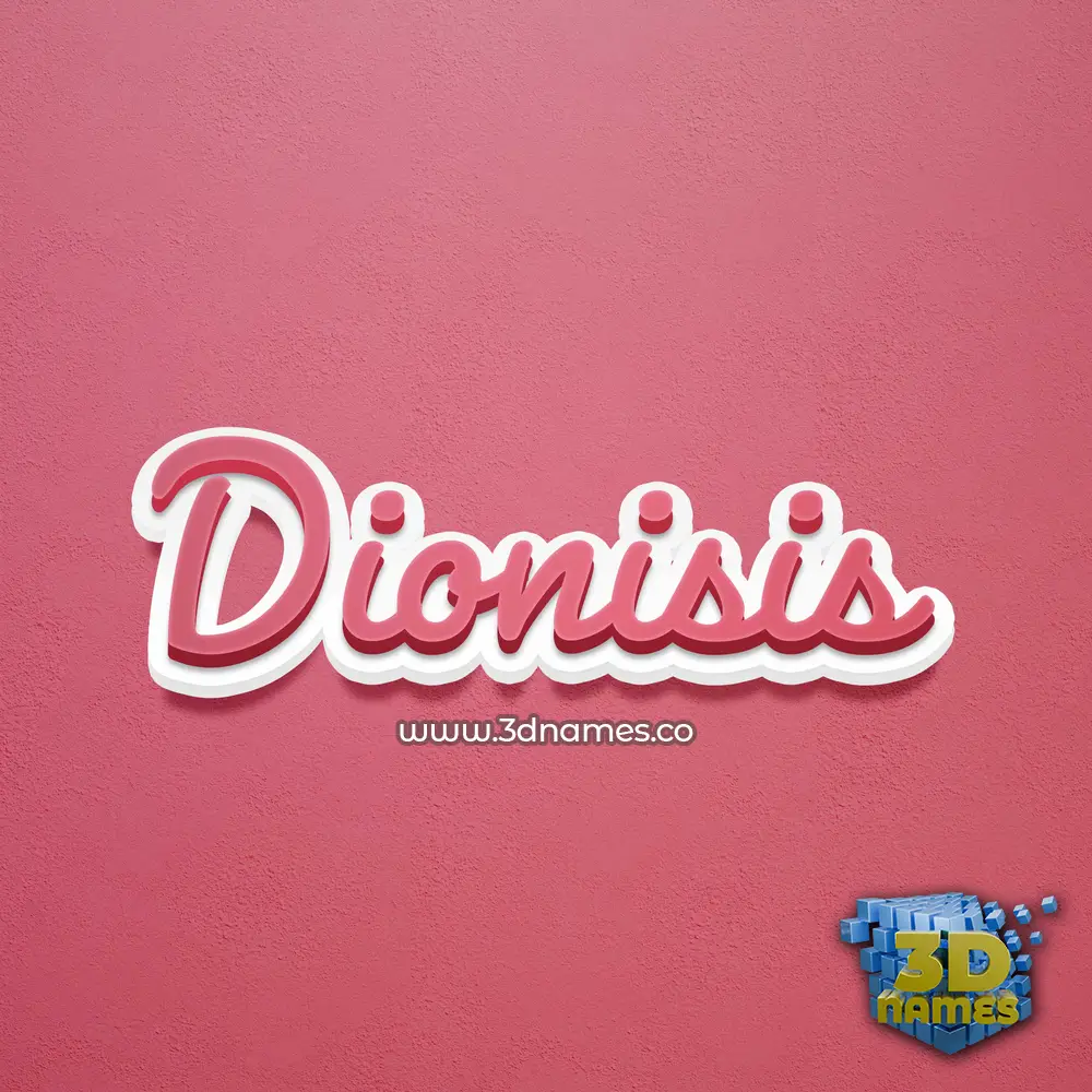 dionisis in Red Scribble style - 3D name wallpaper dionisis in Red Scribble style - 3D name wallpaper