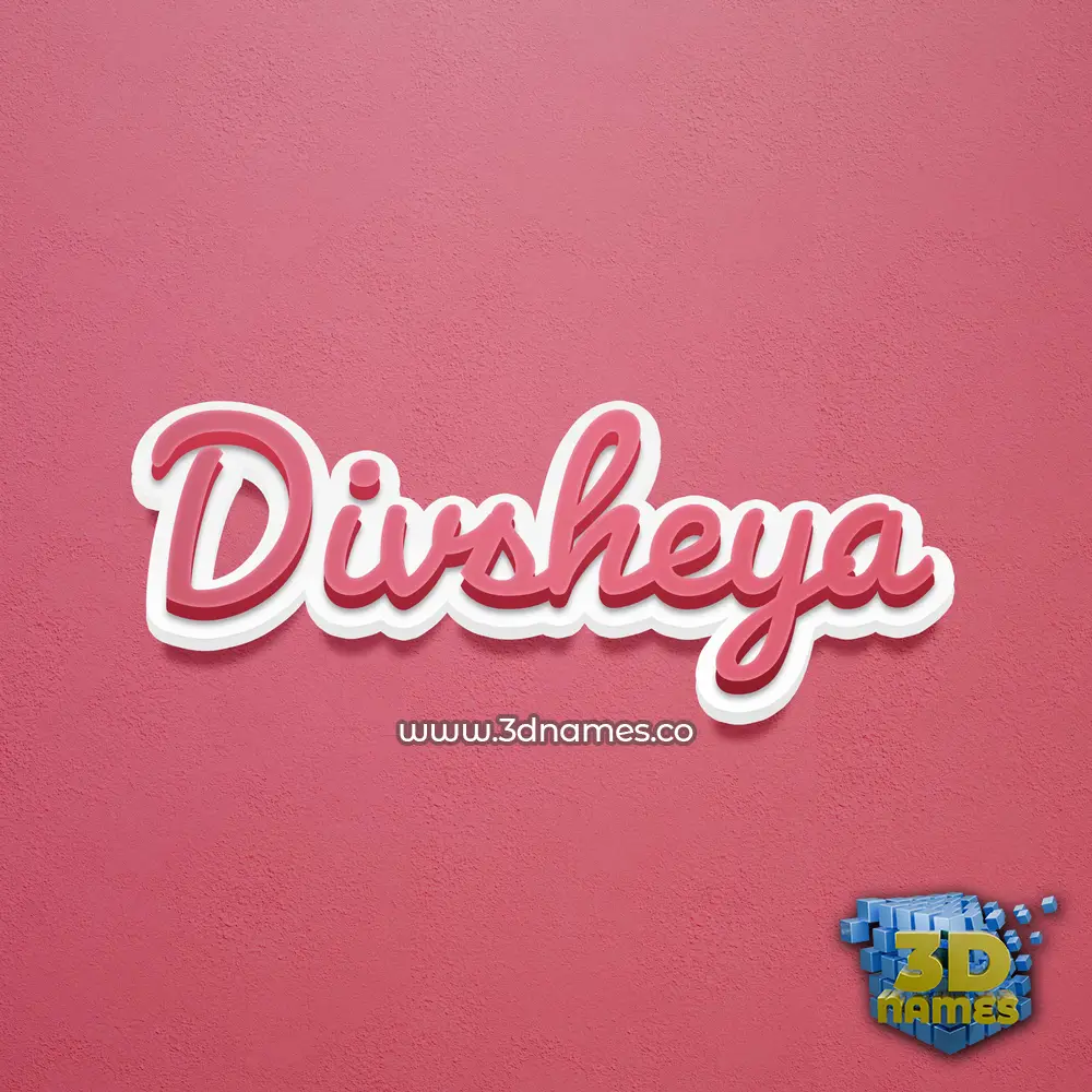 divsheya in Red Scribble style - 3D name wallpaper divsheya in Red Scribble style - 3D name wallpaper