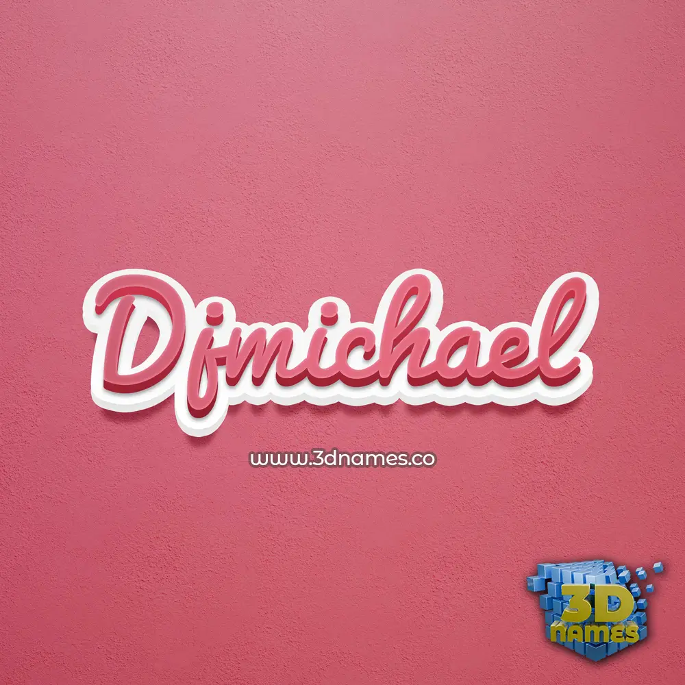 djmichael in Red Scribble style - 3D name wallpaper djmichael in Red Scribble style - 3D name wallpaper