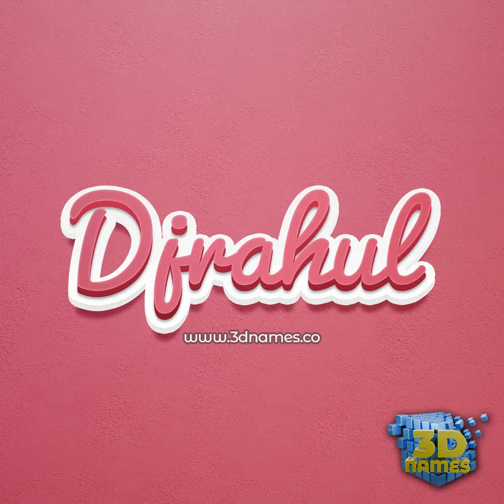 djrahul in Red Scribble style - 3D name wallpaper djrahul in Red Scribble style - 3D name wallpaper