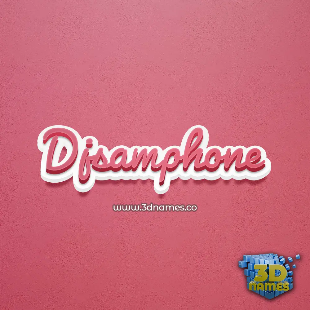 djsamphone in Red Scribble style - 3D name wallpaper djsamphone in Red Scribble style - 3D name wallpaper