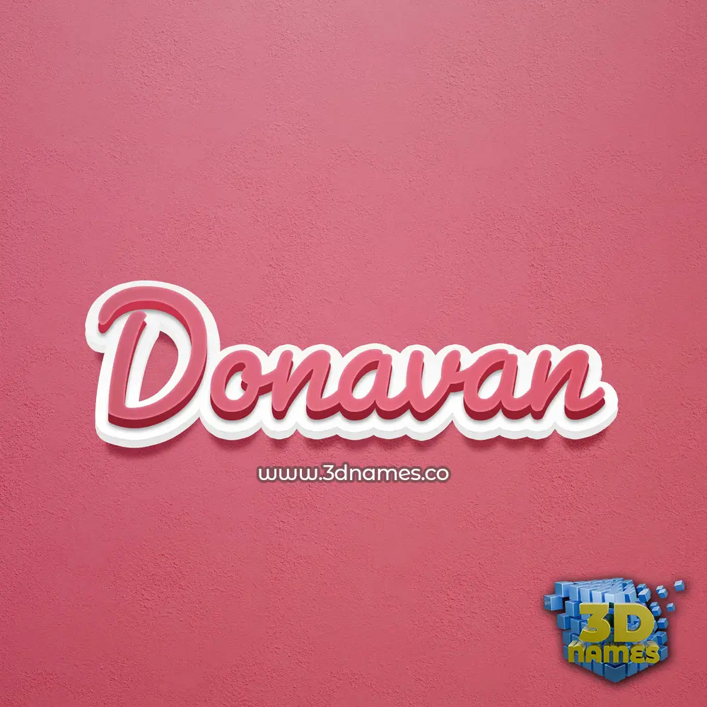 donavan in Red Scribble style - 3D name wallpaper donavan in Red Scribble style - 3D name wallpaper