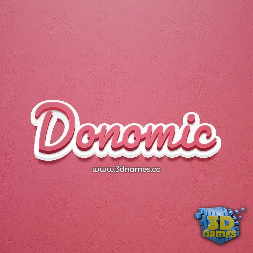 donomic in Red Scribble style - 3D name wallpaper donomic in Red Scribble style - 3D name wallpaper