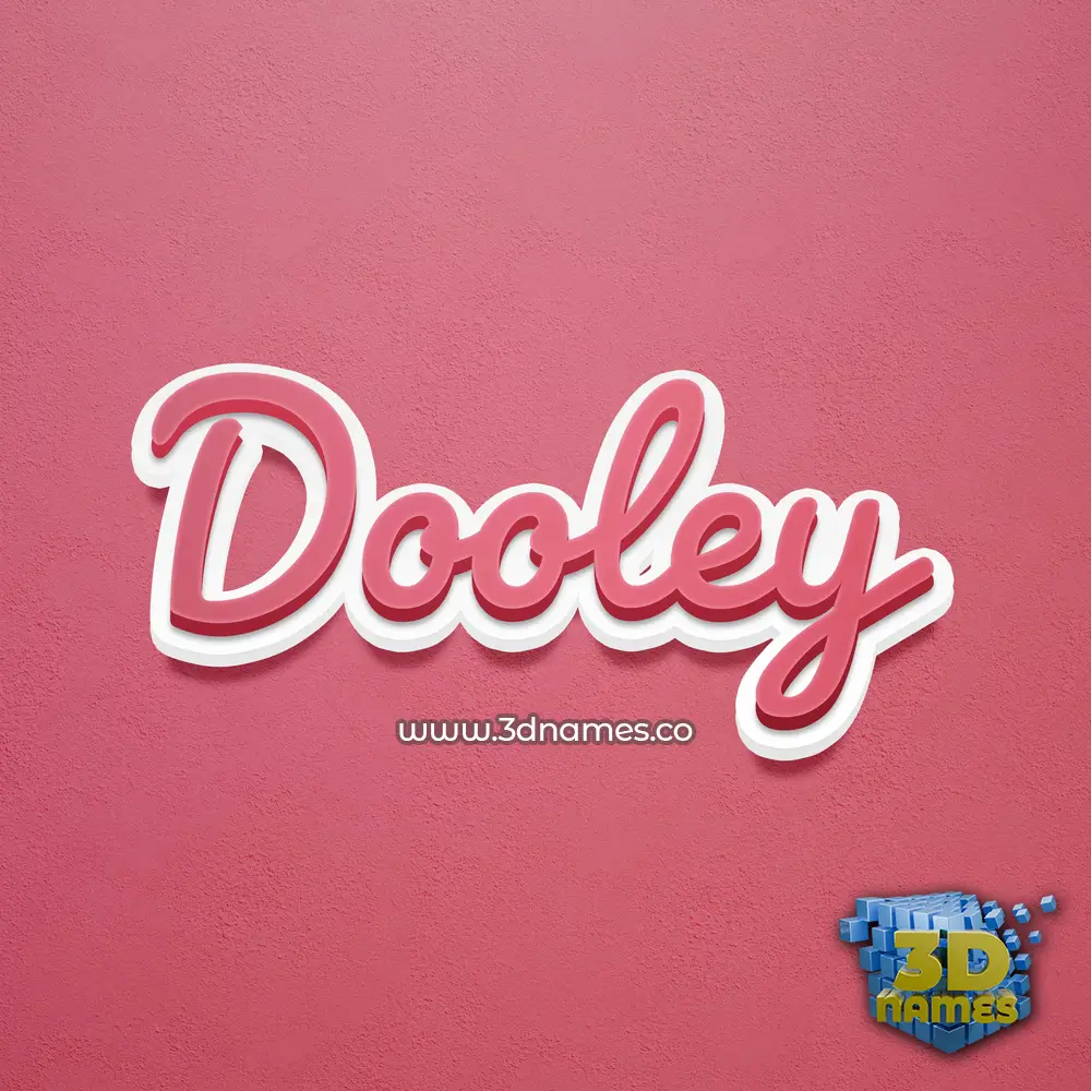 dooley in Red Scribble style - 3D name wallpaper dooley in Red Scribble style - 3D name wallpaper