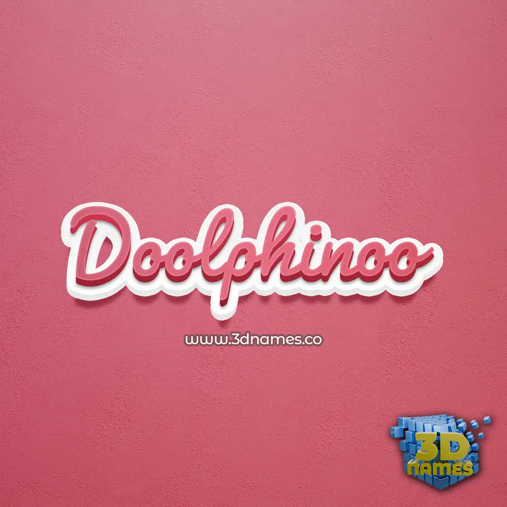 doolphinoo in Red Scribble style - 3D name wallpaper doolphinoo in Red Scribble style - 3D name wallpaper