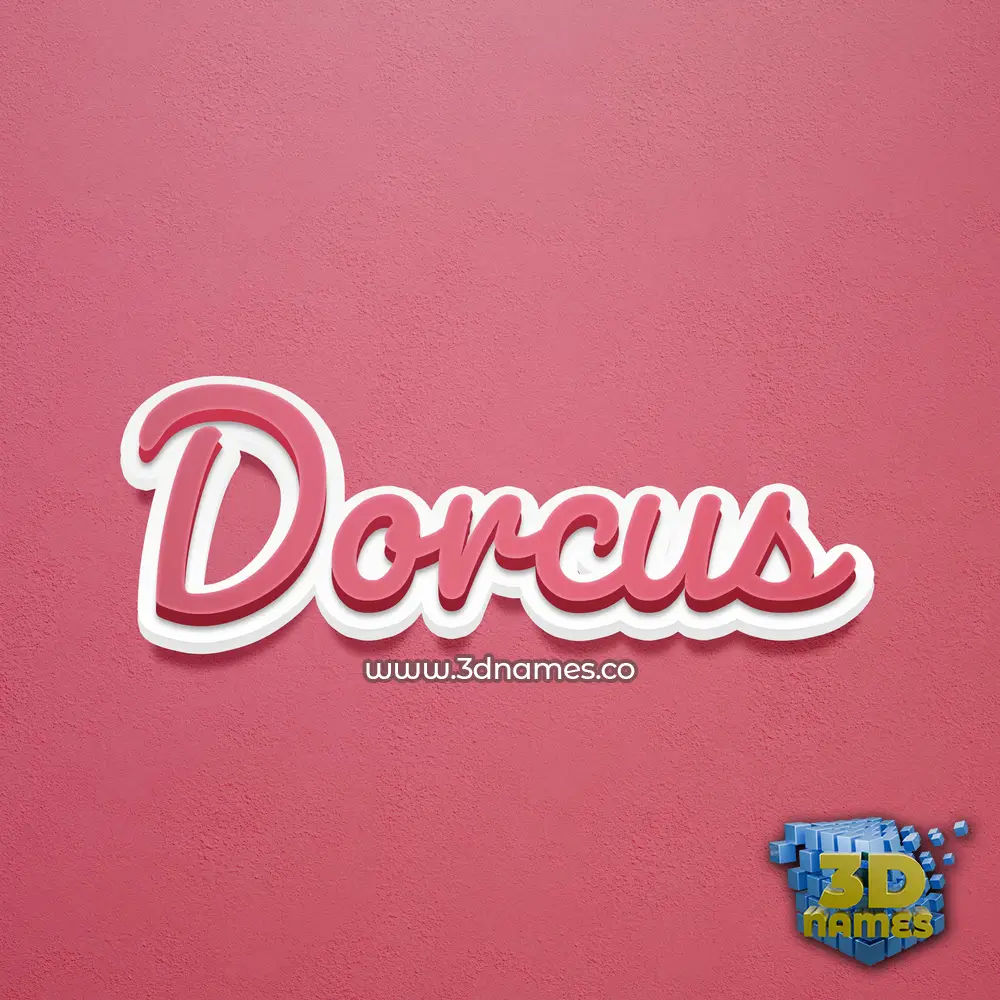 dorcus in Red Scribble style - 3D name wallpaper dorcus in Red Scribble style - 3D name wallpaper