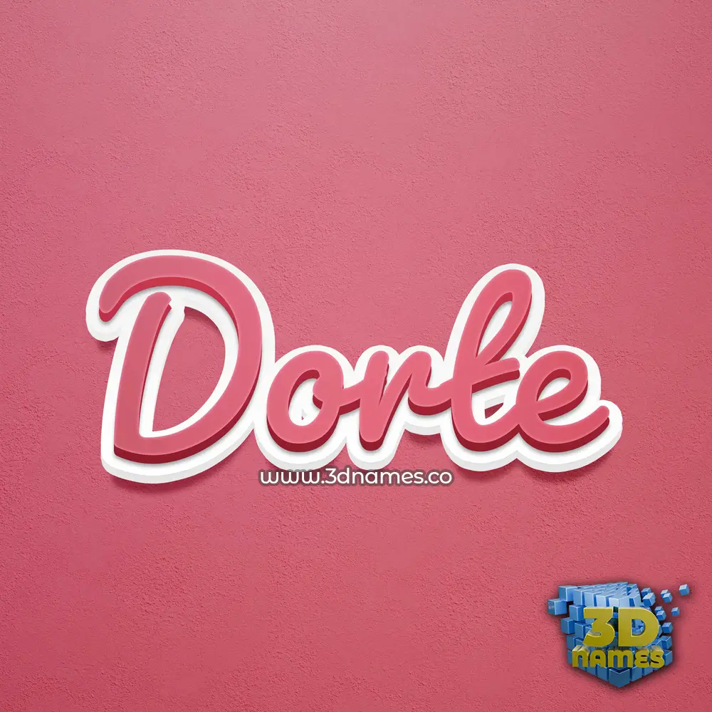 dorte in Red Scribble style - 3D name wallpaper dorte in Red Scribble style - 3D name wallpaper