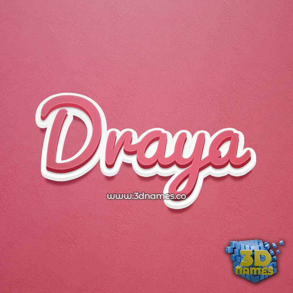draya in Red Scribble style - 3D name wallpaper draya in Red Scribble style - 3D name wallpaper
