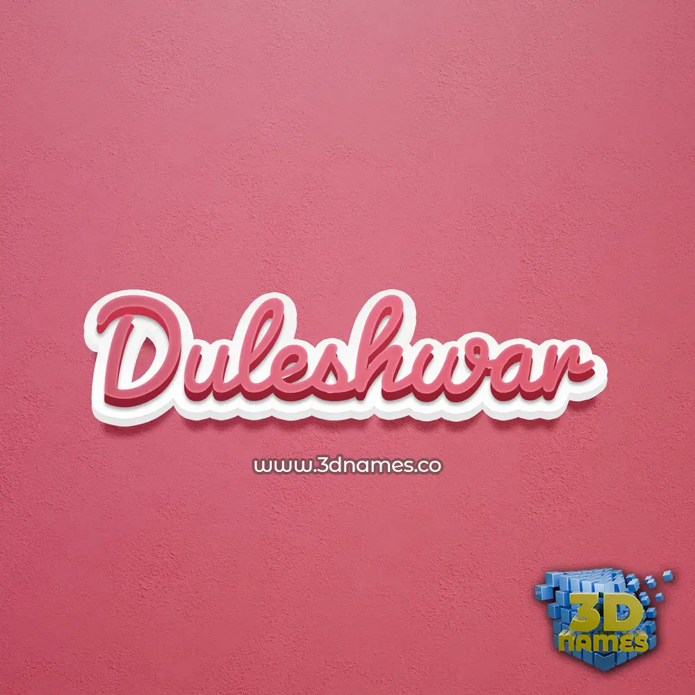 duleshwar in Red Scribble style - 3D name wallpaper duleshwar in Red Scribble style - 3D name wallpaper