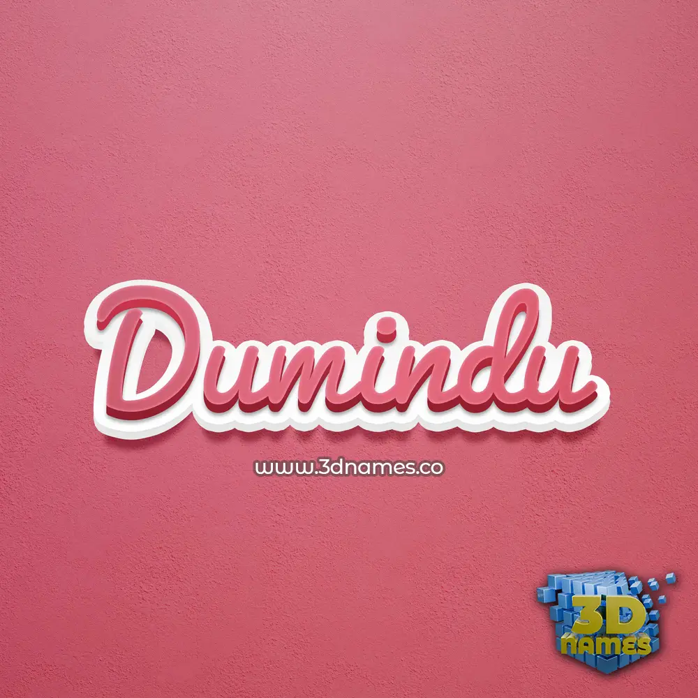 dumindu in Red Scribble style - 3D name wallpaper dumindu in Red Scribble style - 3D name wallpaper
