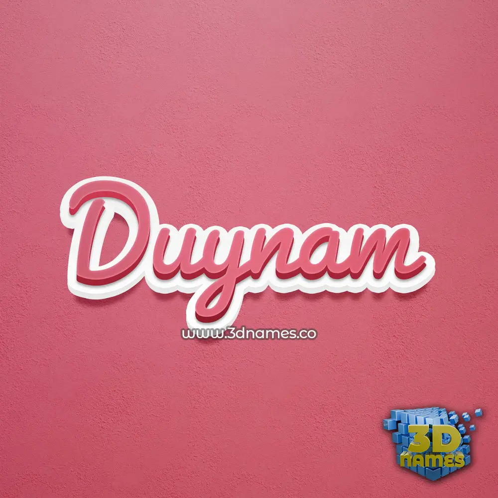 duynam in Red Scribble style - 3D name wallpaper duynam in Red Scribble style - 3D name wallpaper