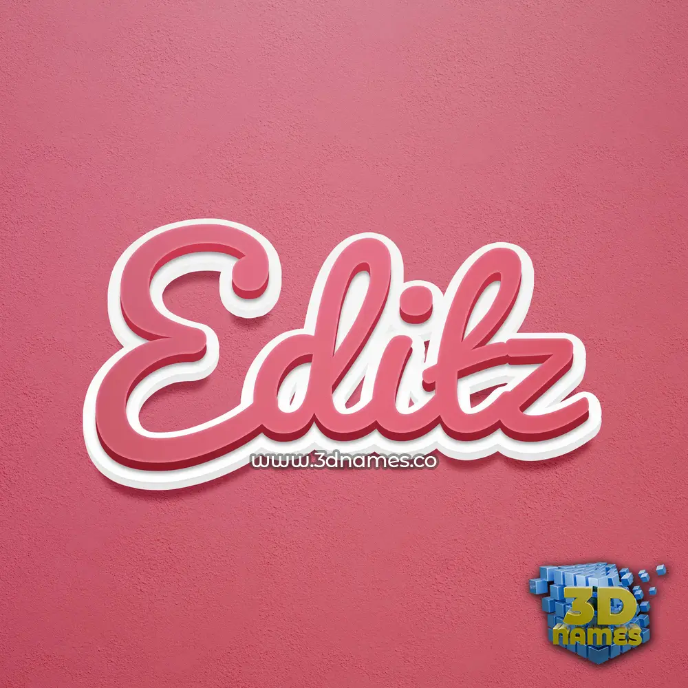editz in Red Scribble style - 3D name wallpaper editz in Red Scribble style - 3D name wallpaper