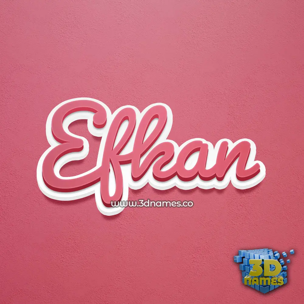 efkan in Red Scribble style - 3D name wallpaper efkan in Red Scribble style - 3D name wallpaper