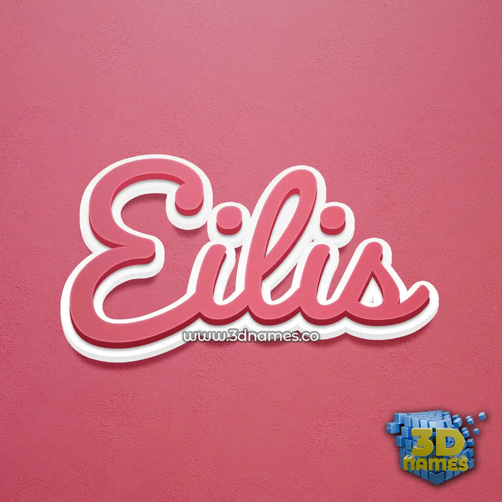 eilis in Red Scribble style - 3D name wallpaper eilis in Red Scribble style - 3D name wallpaper