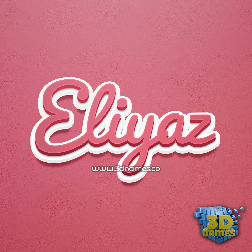 eliyaz in Red Scribble style - 3D name wallpaper eliyaz in Red Scribble style - 3D name wallpaper