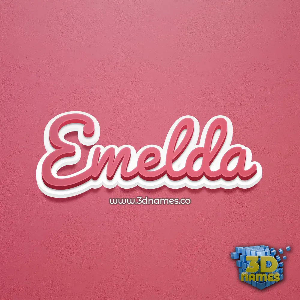 emelda in Red Scribble style - 3D name wallpaper emelda in Red Scribble style - 3D name wallpaper