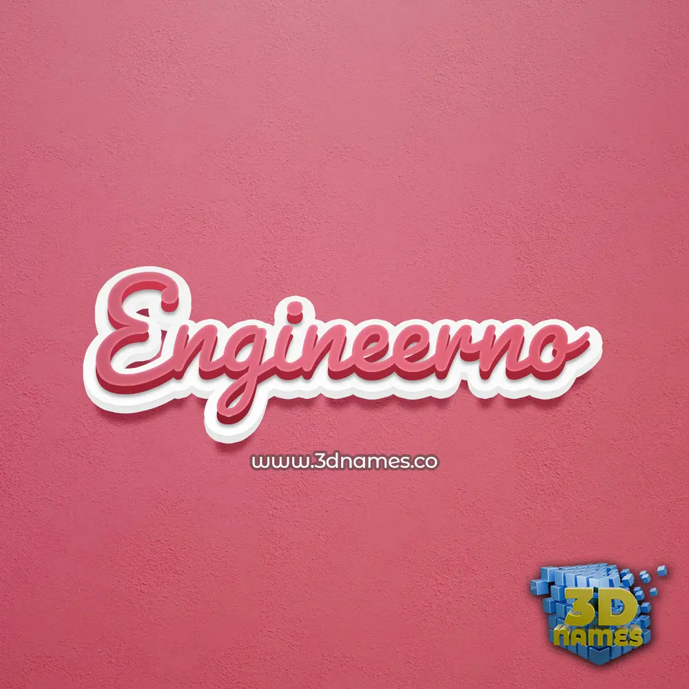 engineerno in Red Scribble style - 3D name wallpaper engineerno in Red Scribble style - 3D name wallpaper