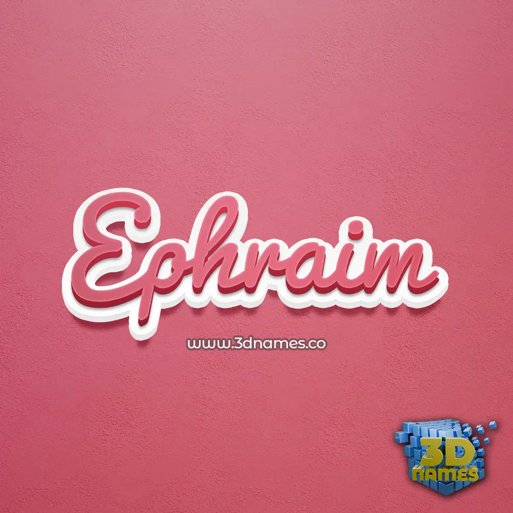 ephraim in Red Scribble style - 3D name wallpaper ephraim in Red Scribble style - 3D name wallpaper