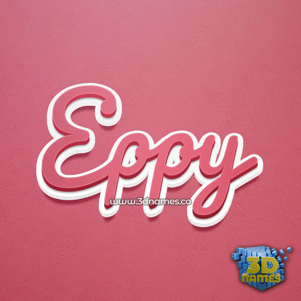eppy in Red Scribble style - 3D name wallpaper eppy in Red Scribble style - 3D name wallpaper