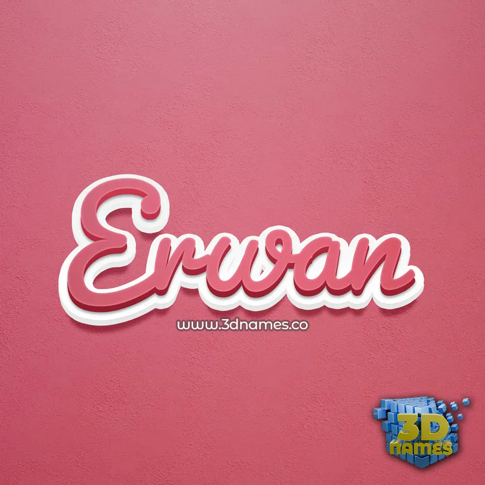 erwan in Red Scribble style - 3D name wallpaper erwan in Red Scribble style - 3D name wallpaper