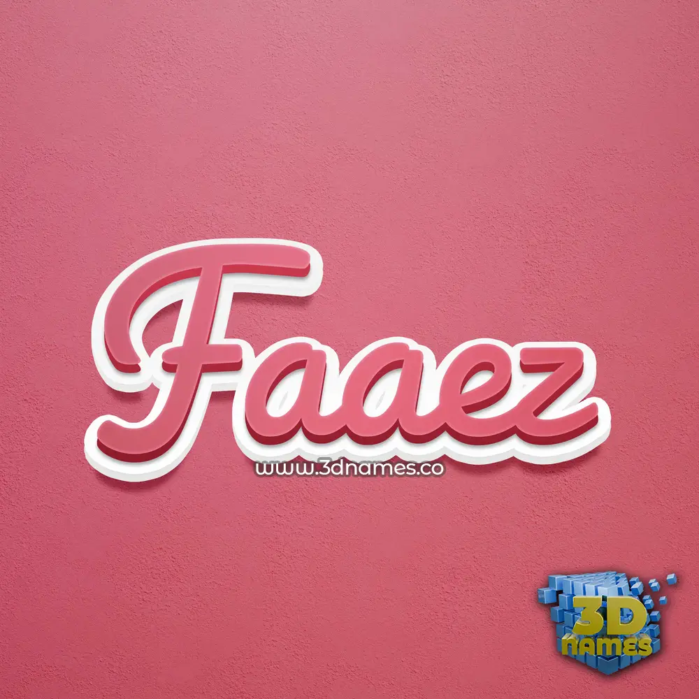 faaez in Red Scribble style - 3D name wallpaper faaez in Red Scribble style - 3D name wallpaper