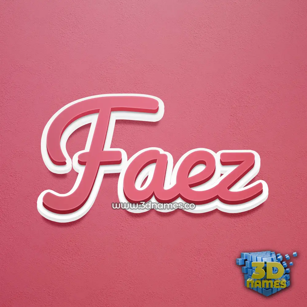 faez in Red Scribble style - 3D name wallpaper faez in Red Scribble style - 3D name wallpaper
