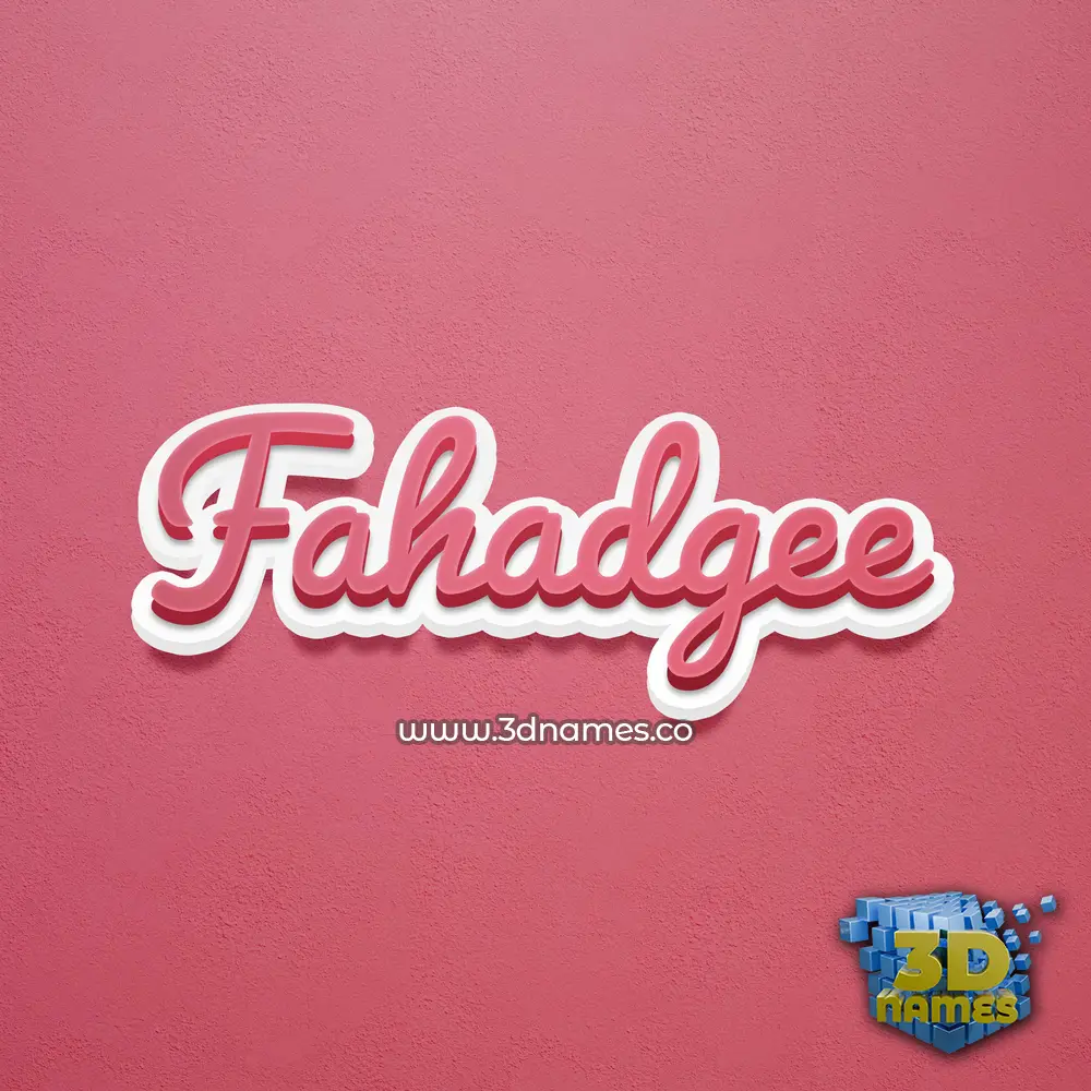 fahadgee in Red Scribble style - 3D name wallpaper fahadgee in Red Scribble style - 3D name wallpaper