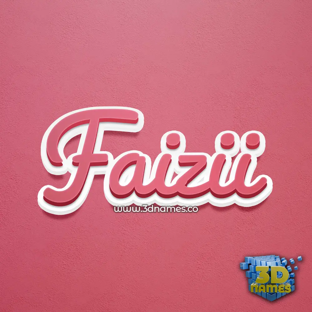faizii in Red Scribble style - 3D name wallpaper faizii in Red Scribble style - 3D name wallpaper