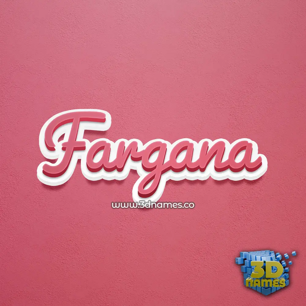 fargana in Red Scribble style - 3D name wallpaper fargana in Red Scribble style - 3D name wallpaper