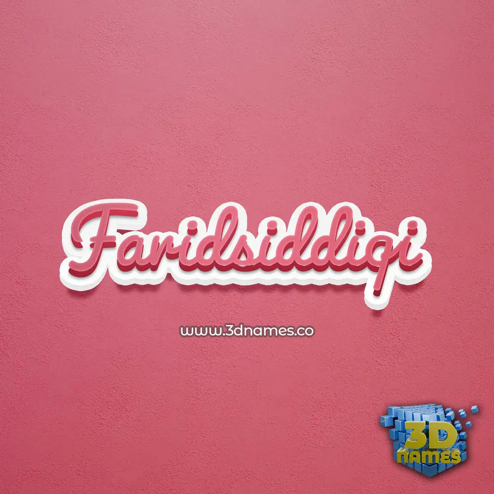 faridsiddiqi in Red Scribble style - 3D name wallpaper faridsiddiqi in Red Scribble style - 3D name wallpaper