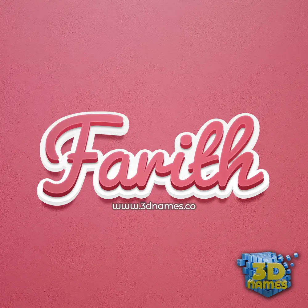 farith in Red Scribble style - 3D name wallpaper farith in Red Scribble style - 3D name wallpaper