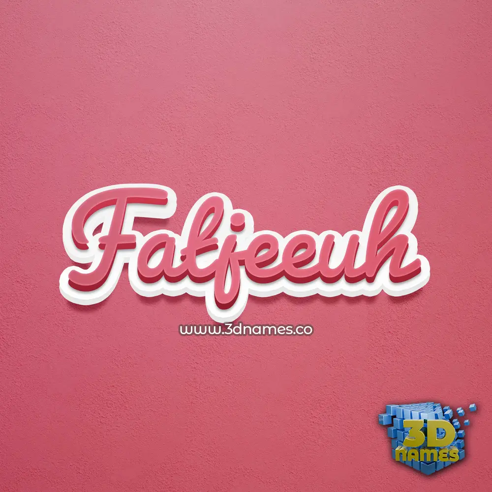 fatjeeuh in Red Scribble style - 3D name wallpaper fatjeeuh in Red Scribble style - 3D name wallpaper