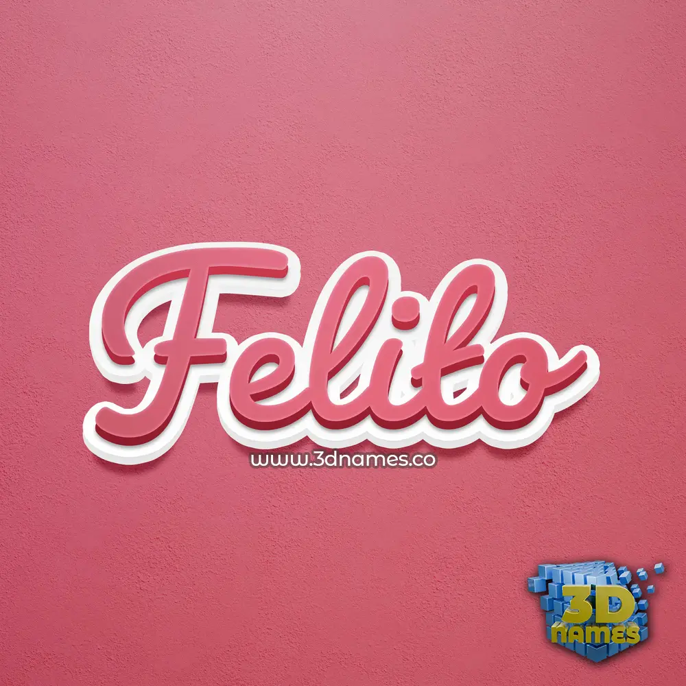 felito in Red Scribble style - 3D name wallpaper felito in Red Scribble style - 3D name wallpaper