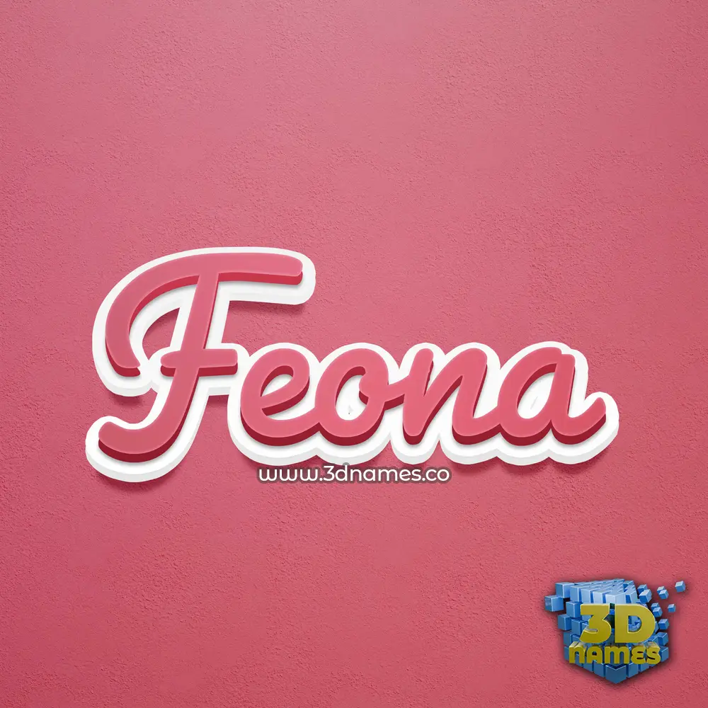 feona in Red Scribble style - 3D name wallpaper feona in Red Scribble style - 3D name wallpaper